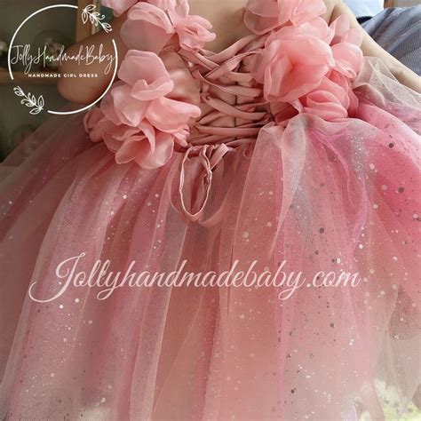 FLUFFY BABY DRESS Red Flower Strawberry Print Baby Dresses - Etsy ...