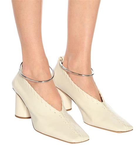 Jil Sander Leather Pumps - Lyst