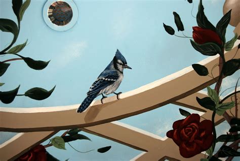 Bird Ceiling Mural by Tom Taylor | Hand-Painted Art in Virginia
