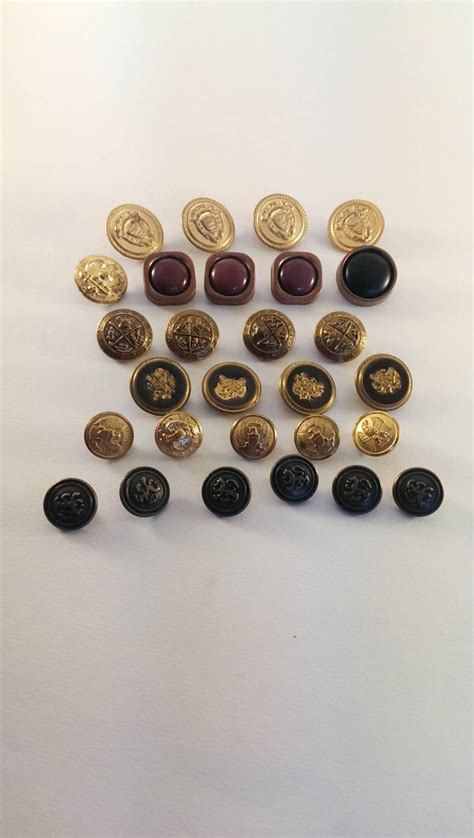 matching vintage button sets haute juice