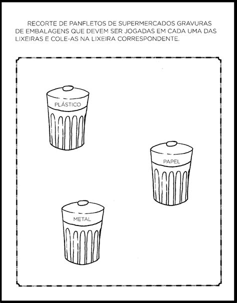 Atividades Sobre Reciclagem Do Lixo