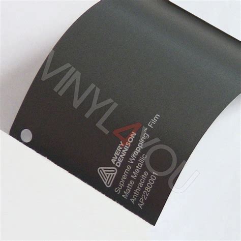 Пленка AVERY Matte Metallic - Anthracite - Антрацит матовый металлик ...