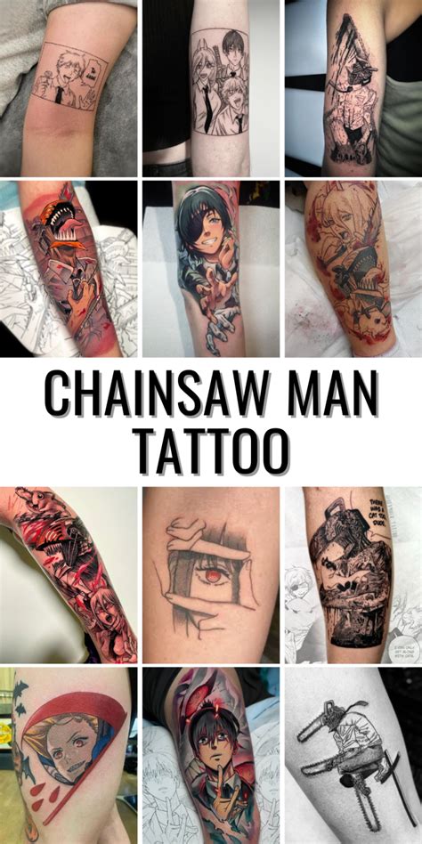 Melhor Lubrificante Intimo Anestesico - Chainsaw Man Tattoo Designs for Men and Women Featuring Arm, Chest, and ...