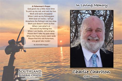 Charlie Charlton - 1942 - 2023 - Southland Funeral Chapel - Taber, Alberta