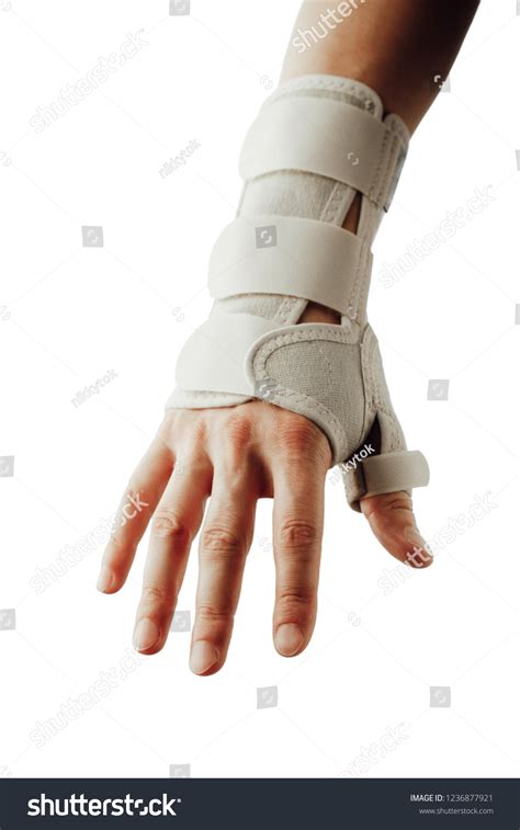 Wrist Hand Orthotics Support Carpal Tunnel Stock Photo 1236877921 ...
