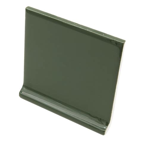 daltile cove base  oak moss  green    glazed