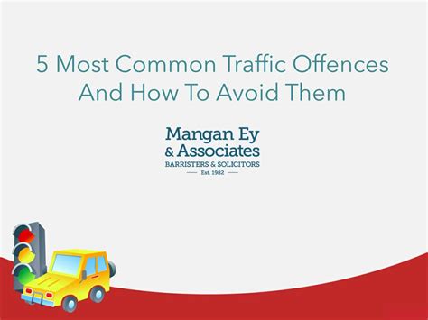 PPT - 5 Most Common Traffic Offences And How To Avoid Them PowerPoint