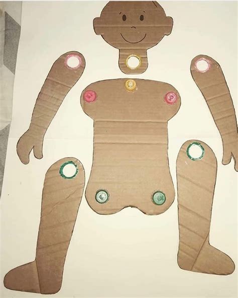 Boneco Para Montar As Partes Do Corpo - Boneco Para Montar As Partes Do Corpo - FDPLEARN