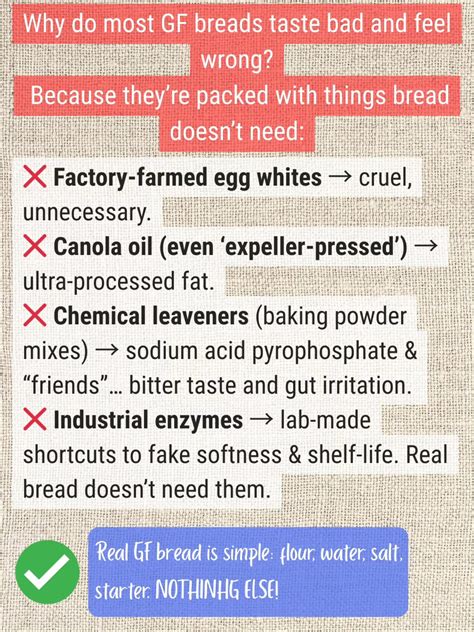 Most gluten-free bread is packed... - Sandra Bonhomme-Gilliam | Facebook