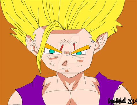 gohan dbz  crystaldawnimagery  deviantart