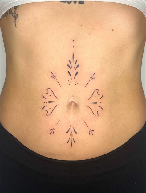 Sun Navel Tattoos Ornamental Arrow Compass Temporary Tattoo Set Of 3