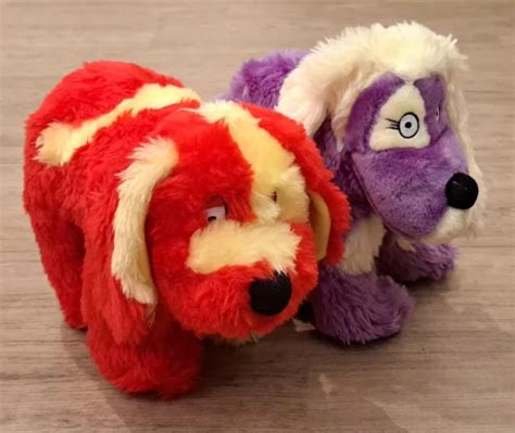 VINTAGE BBC THE Tweenies Izzles & Doodles Dogs Hasbro Plush Soft Toys 2001 £9.99 - PicClick UK