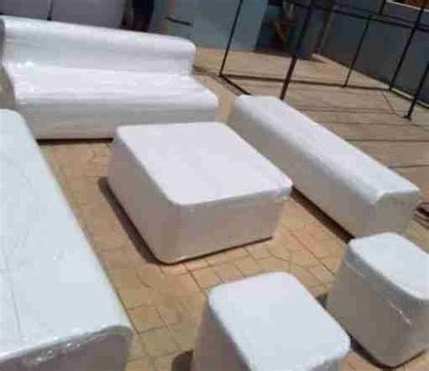 White Sofa Set - Excoban