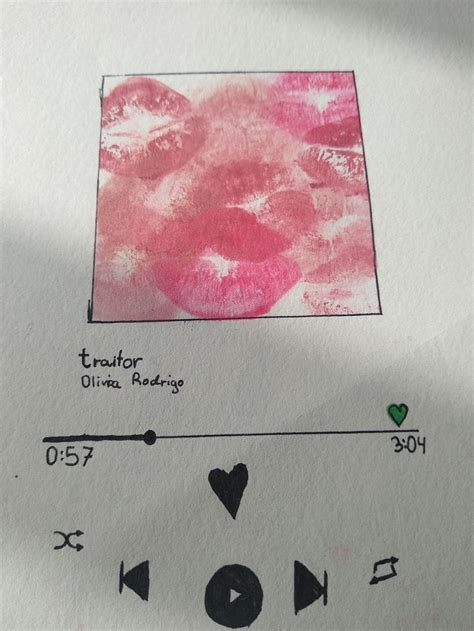 song by Olivia Rodrigo traitor, Spotify | Tutorial de dibujo, Garabatos