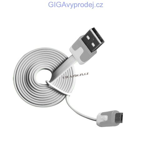 KABEL MicroUSB, 1m | GIGA výprodej zboží na GIGAvyprodej.cz