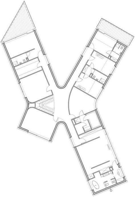 modern apartment complex floor plan
