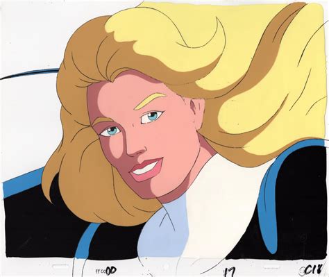 Fantastic Four Invisible Woman Production Cel - ID: junfantfour20174 ...