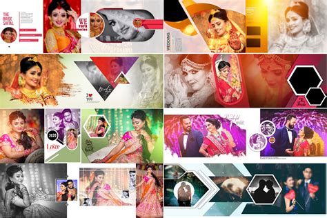 wedding album design templates   collection  pack eodia