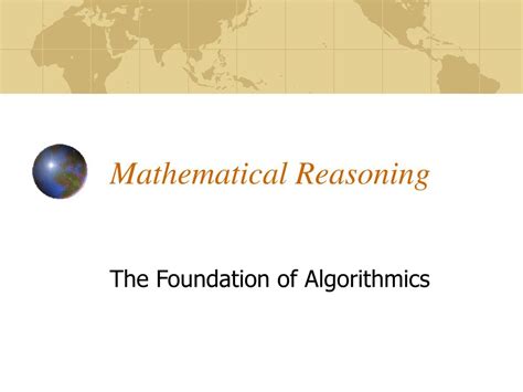 PPT - Mathematical Reasoning PowerPoint Presentation, free download ... 