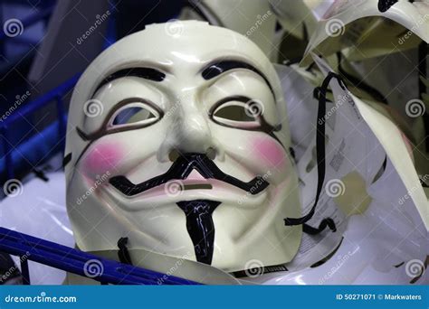 Guy Fawkes mask editorial photo. Image of vermischtes - 50271071