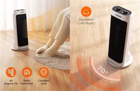 amazon deal   day pelonis ceramic heater