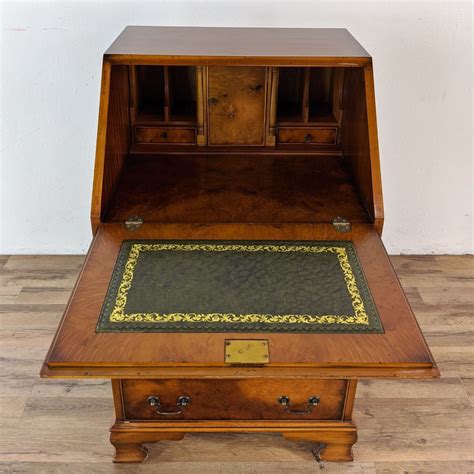 Wooden Secretary Desk - AptDeco