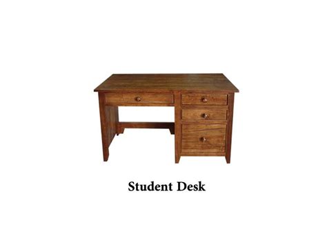 series student desk solid wood desk