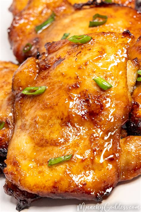 Best Air Fryer Asian Chicken Thighs + Video | Munchy Goddess