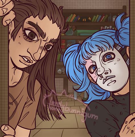 larry n sal investigating something (my art) : r/sallyface