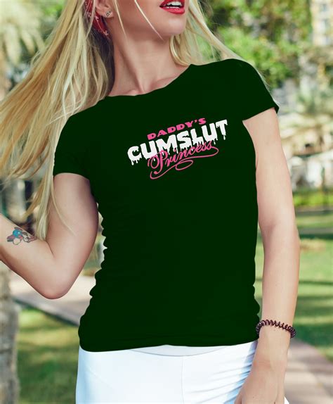 Daddys Cumslut Princess DDLG Clothing Sexy Slutty Cute Funny | Etsy