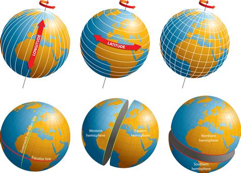 World Map With Meridians Vector Illustration Cartoond - vrogue.co
