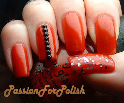 PassionForPolish: Red and Black Nails