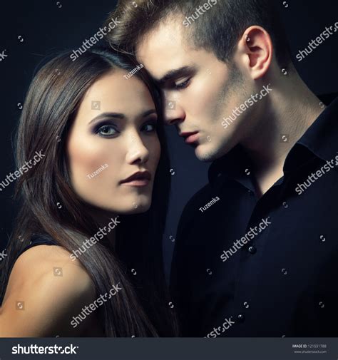 Sexy Passion Couple Beautiful Young Man Stock Photo 121031788