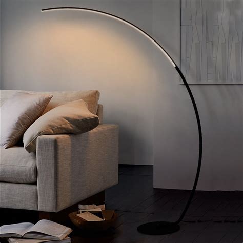 69" Curved LED Arched Floor Lamp - 67x13in - Walmart.com