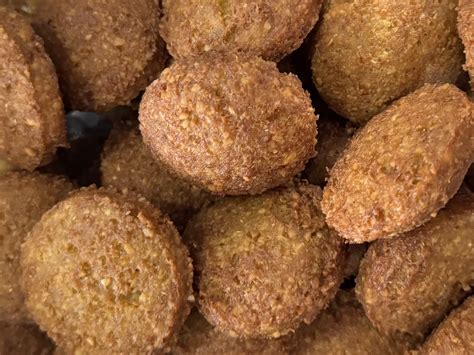 Authentic Lebanese Falafel with Chickpeas and Deep Fried - Zahle Bakery