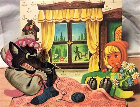 bajka przez swiat czerwony kapturek wedlug braci grimm bajka niemiecka