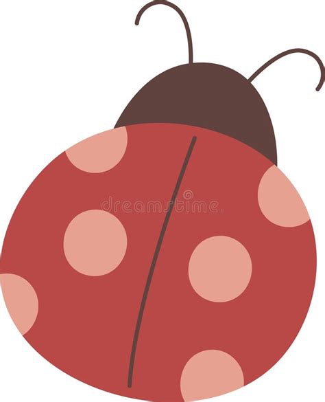 Ladybug Insect Cartoon stock illustration. Illustration of garden ...