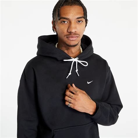 Hoodies en truien Nike Solo Swoosh Men's Fleece Pullover Hoodie Black