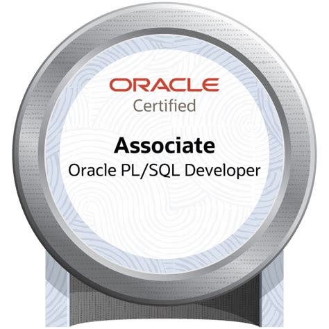 Oracle PL/SQL Developer Certified Associate - Credly