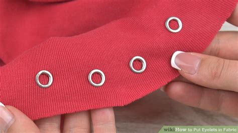 how to put eyelets in