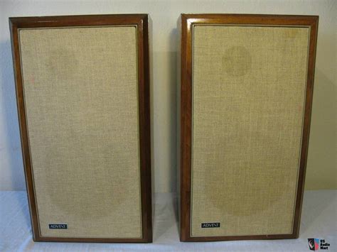 vintage original large advent speakers photo   audio mart