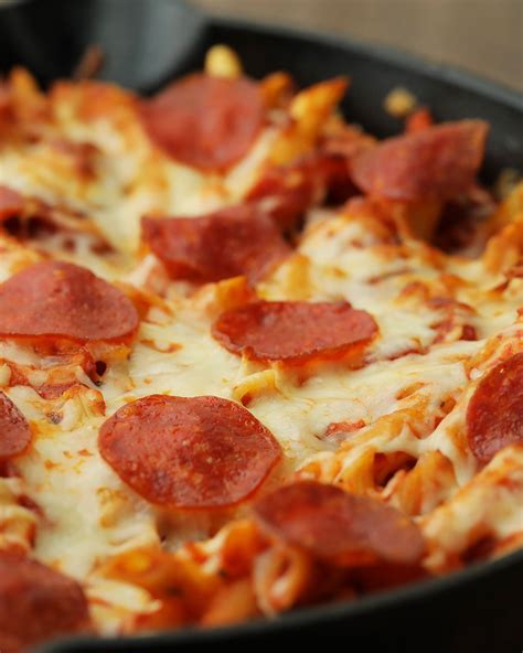 Pepperoni pizza pasta bake – Artofit