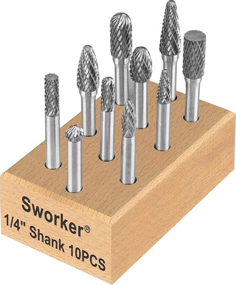 Unlocking Precision with the Sworker 10 Pcs Carbide Burr Set - Home and