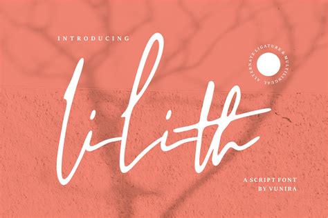 Lilith Font by Vunira · Creative Fabrica