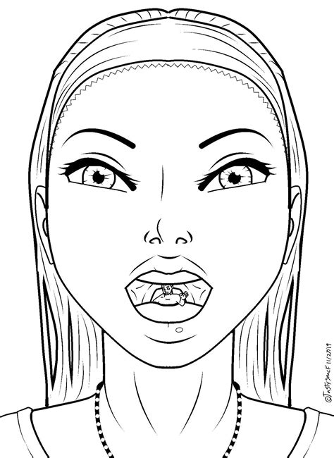 giantess vore, line art by Tastysnack on DeviantArt