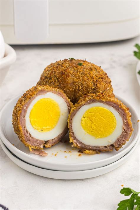 Air Fryer Scotch Eggs | Air Frying Foodie