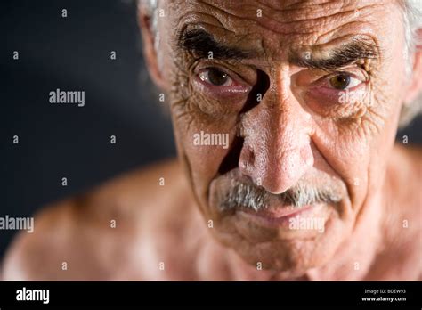 Face of old man Stock Photo - Alamy