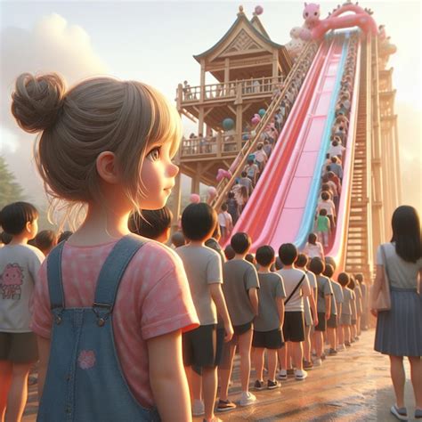 premium photo  girl flat expression  carnival children day