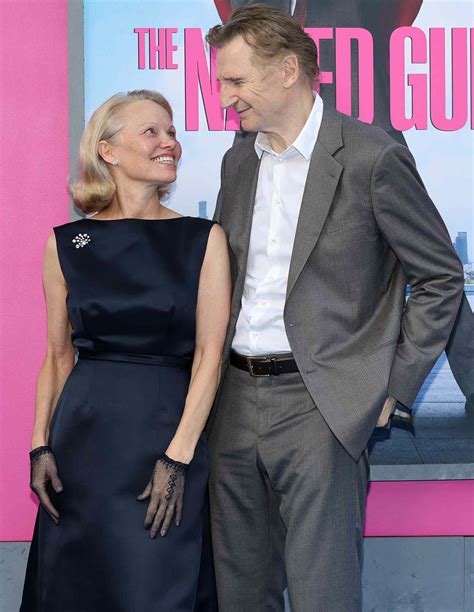 Pamela Anderson and Liam Neeson's Coupling Prove Age-Appropriate