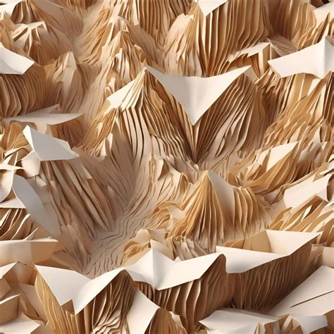 Premium Photo | Printer paper folding into a realm of fantasy